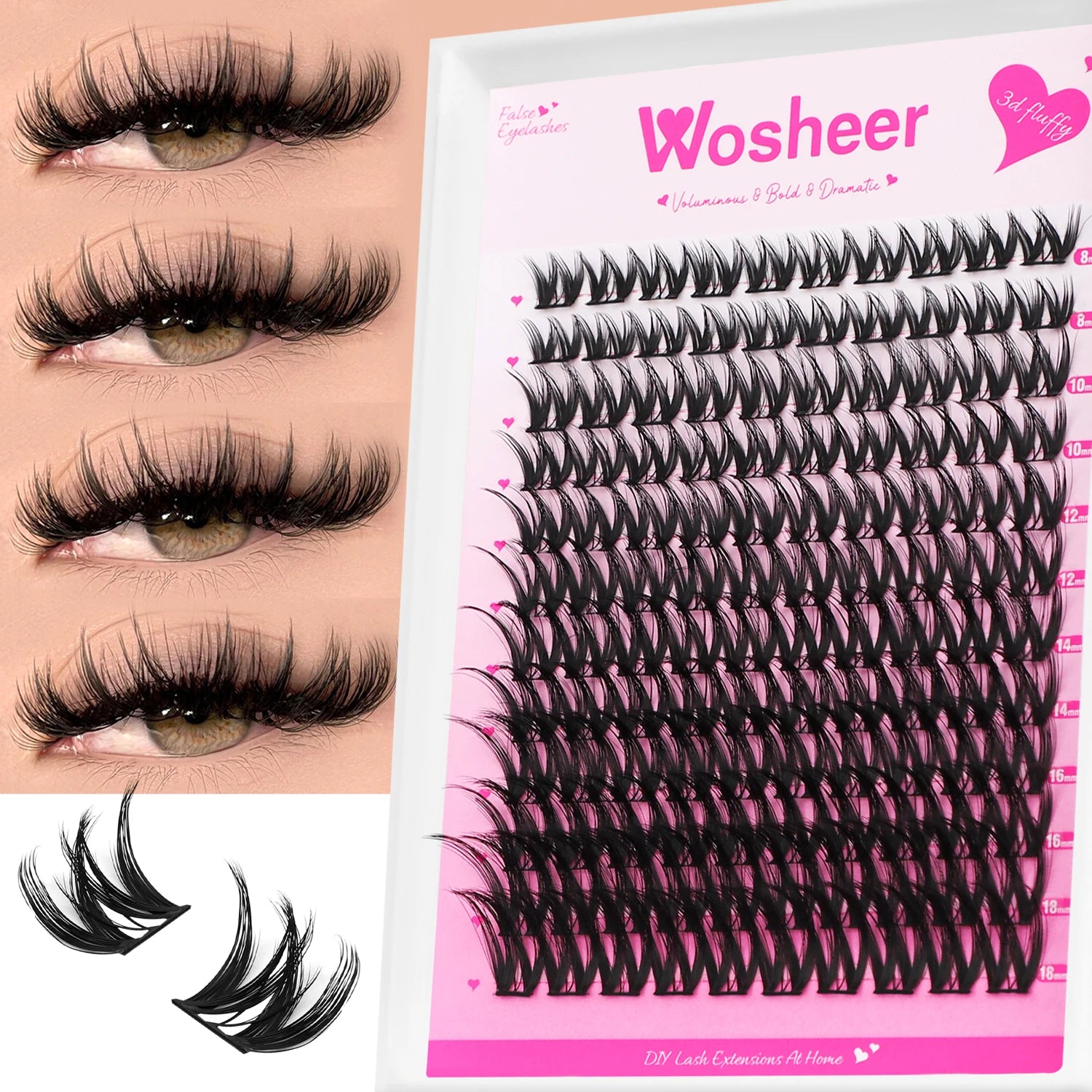 Cat Eye Lash Style – with Waterproof DIY Kit