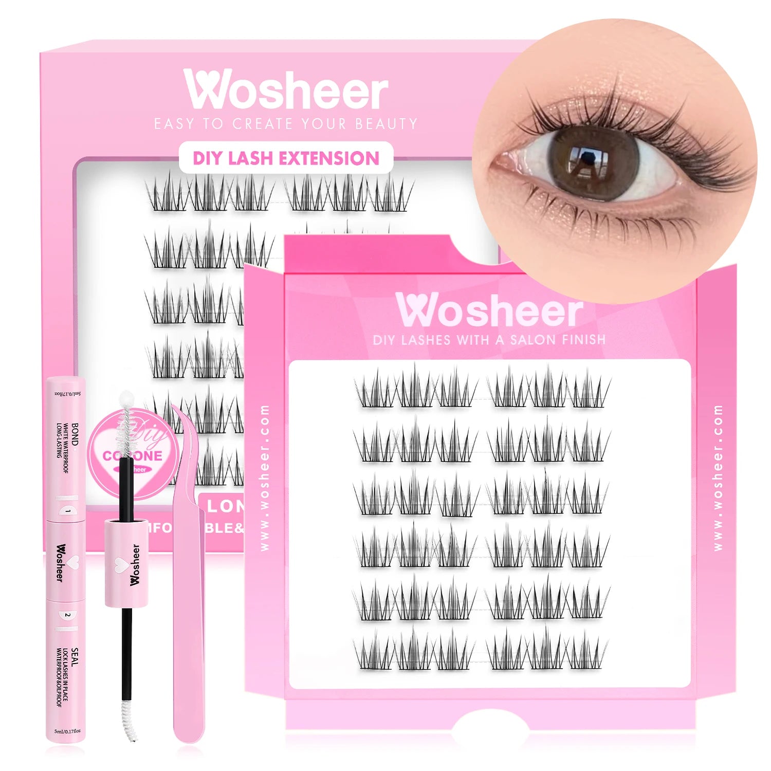 Natural Lash Style – with Waterproof DIY Kit