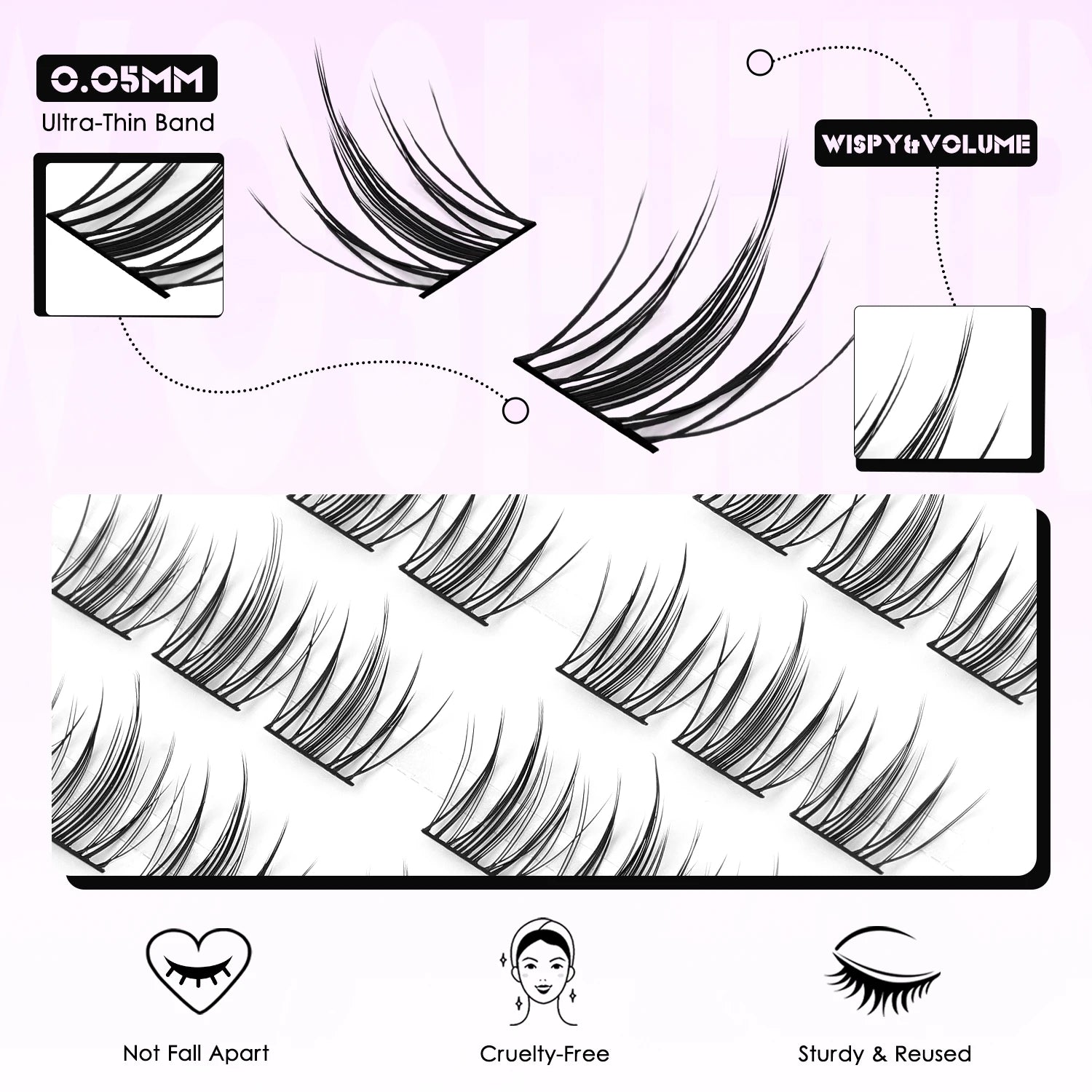 Natural Lash Style – with Waterproof DIY Kit
