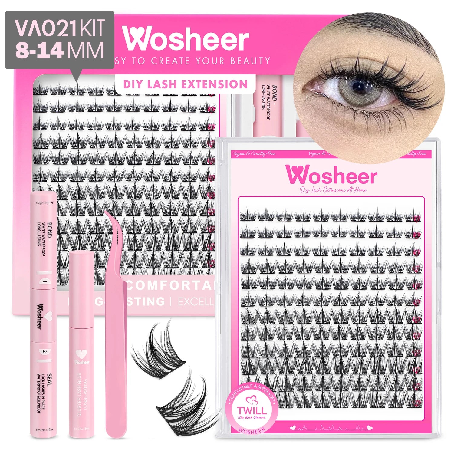 Brown Lash Style – with Waterproof DIY Kit