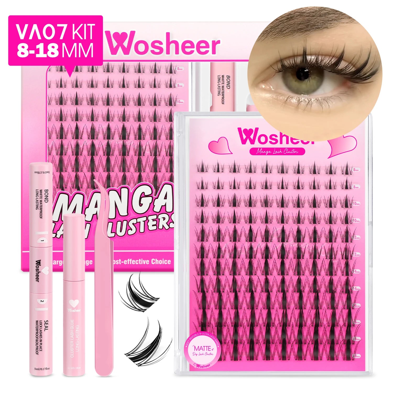 Brown Lash Style – with Waterproof DIY Kit