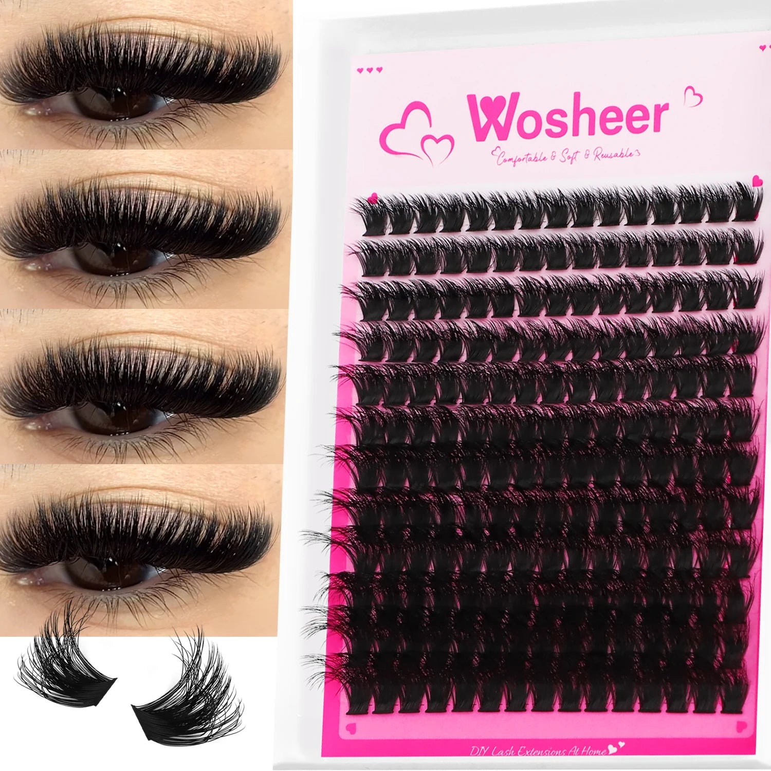Cat Eye Lash Style – with Waterproof DIY Kit