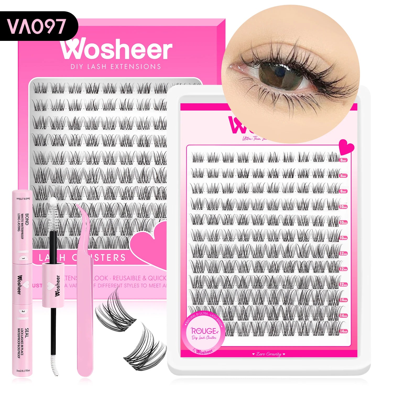 Natural Lash Style – with Waterproof DIY Kit
