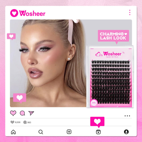 Cat Eye Lash Style – with Waterproof DIY Kit