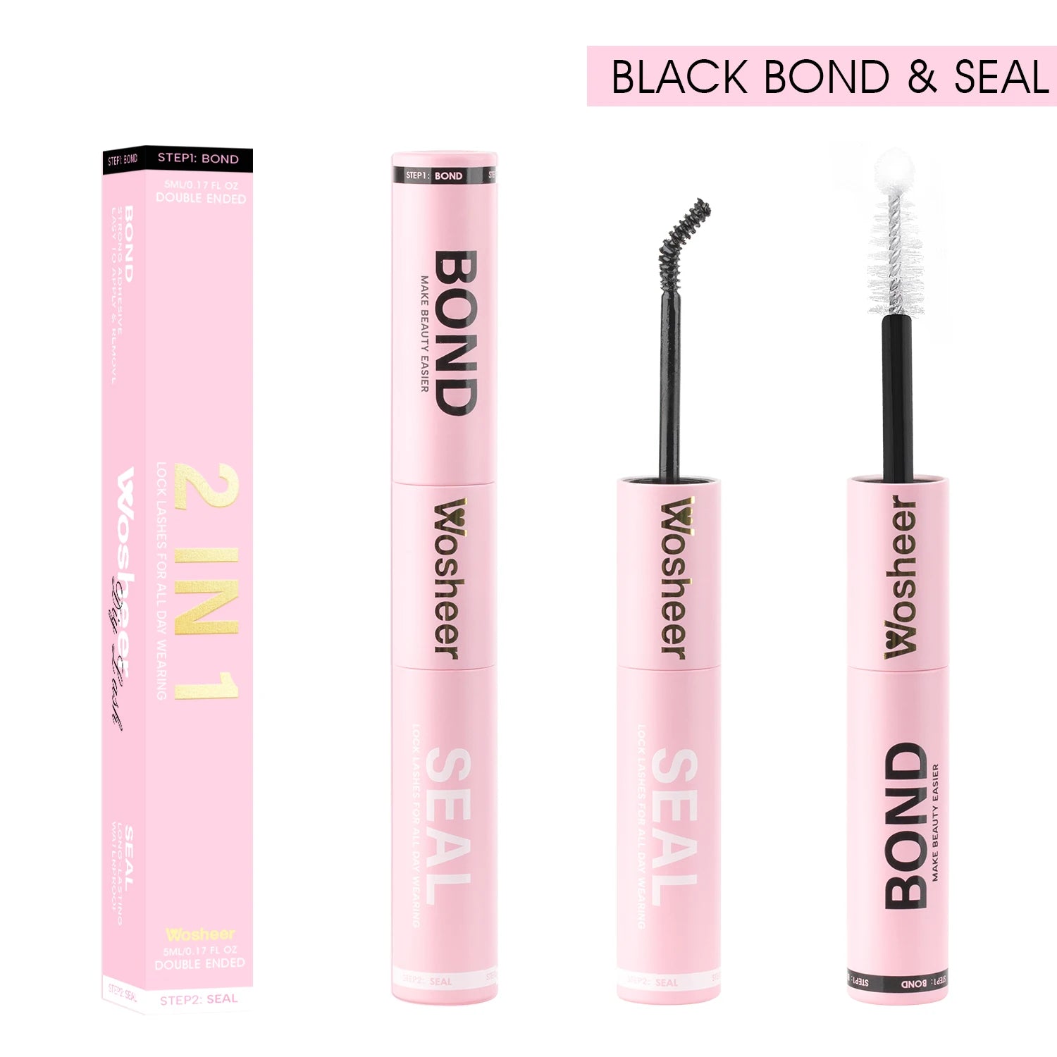 KIT Eyelash Bond and Seal 10ml | Glue Remove 5 ml | Tweezer