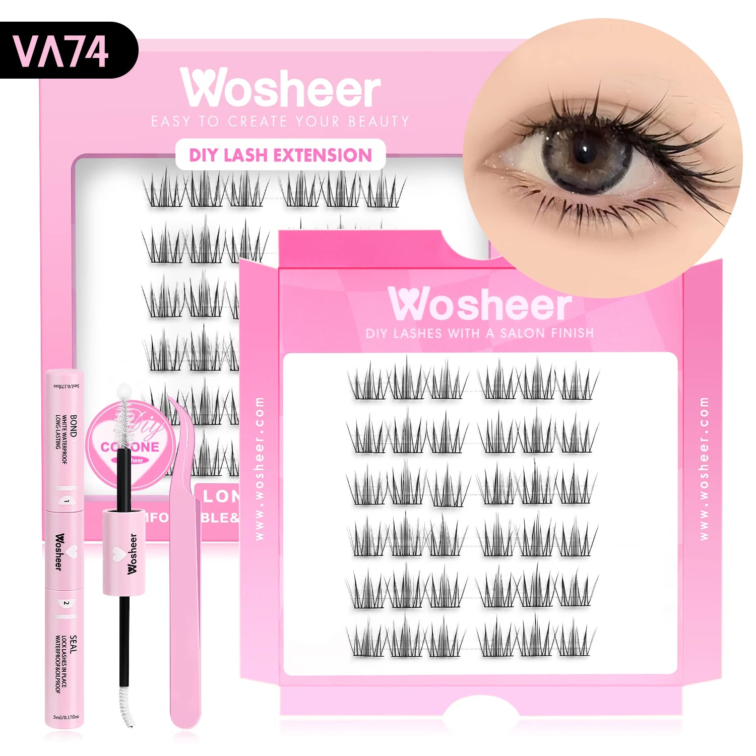 Natural Lash Style – with Waterproof DIY Kit