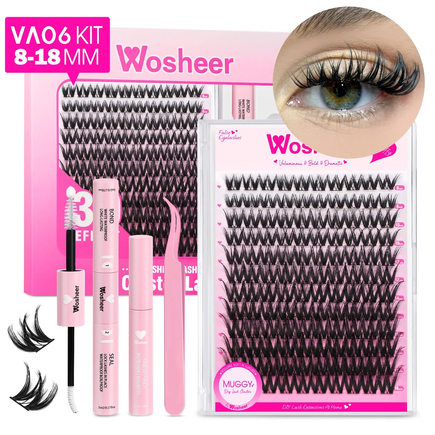 Brown Lash Style – with Waterproof DIY Kit