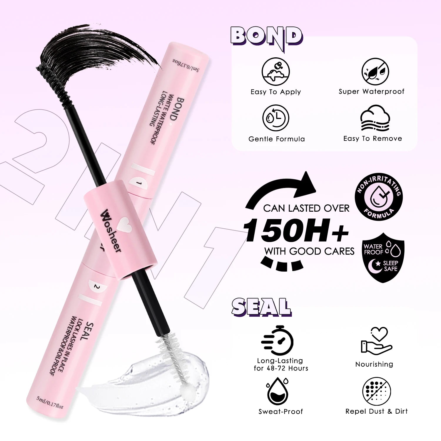 Natural Lash Style – with Waterproof DIY Kit