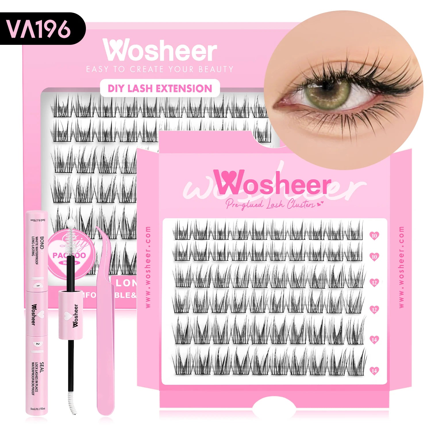 Natural Lash Style – with Waterproof DIY Kit