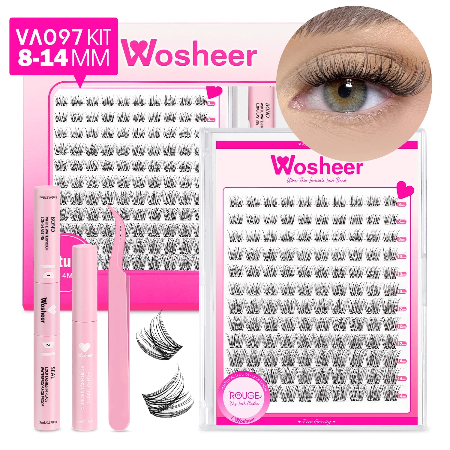 Brown Lash Style – with Waterproof DIY Kit