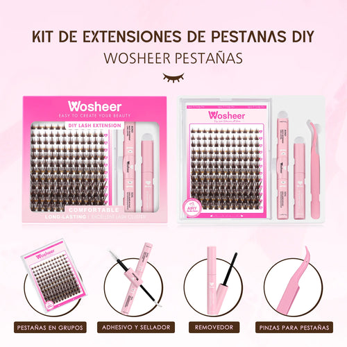 Brown Lash Style – with Waterproof DIY Kit