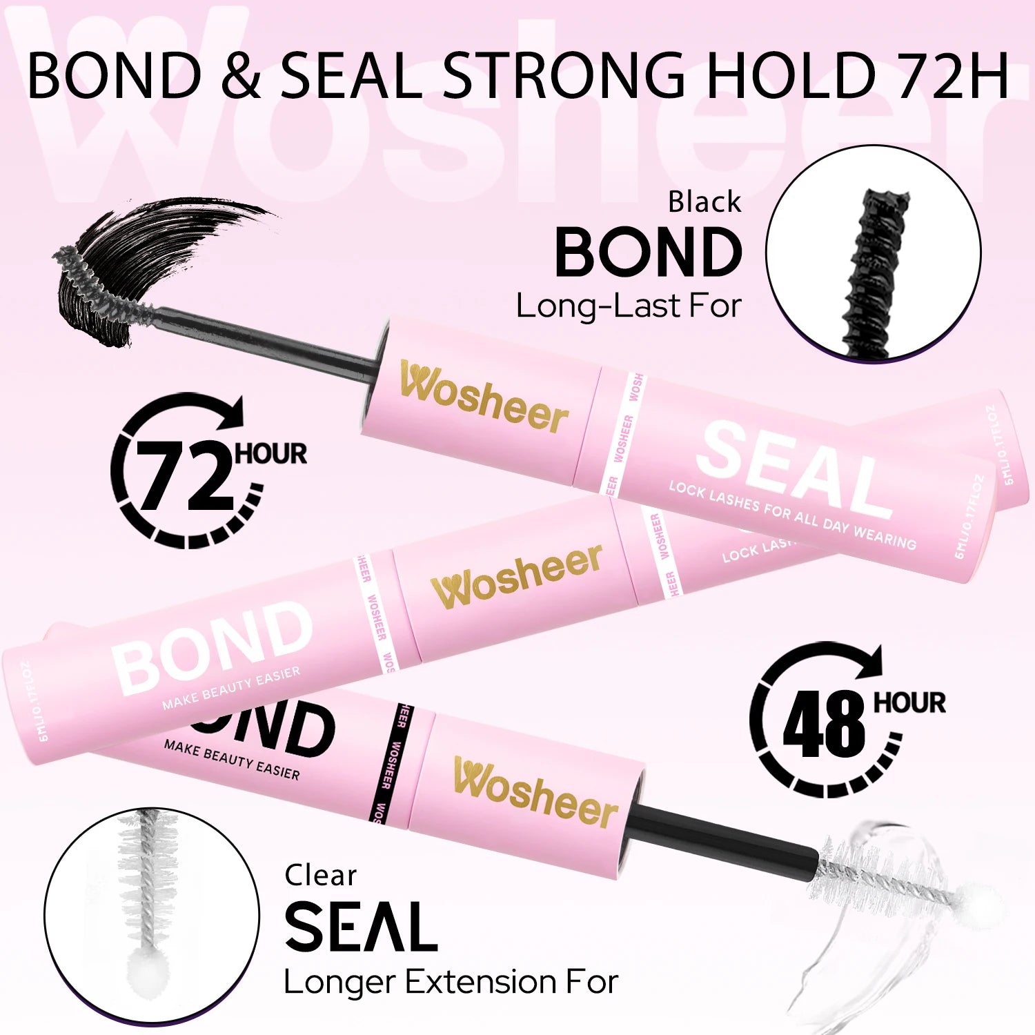 KIT Eyelash Bond and Seal 10ml | Glue Remove 5 ml | Tweezer