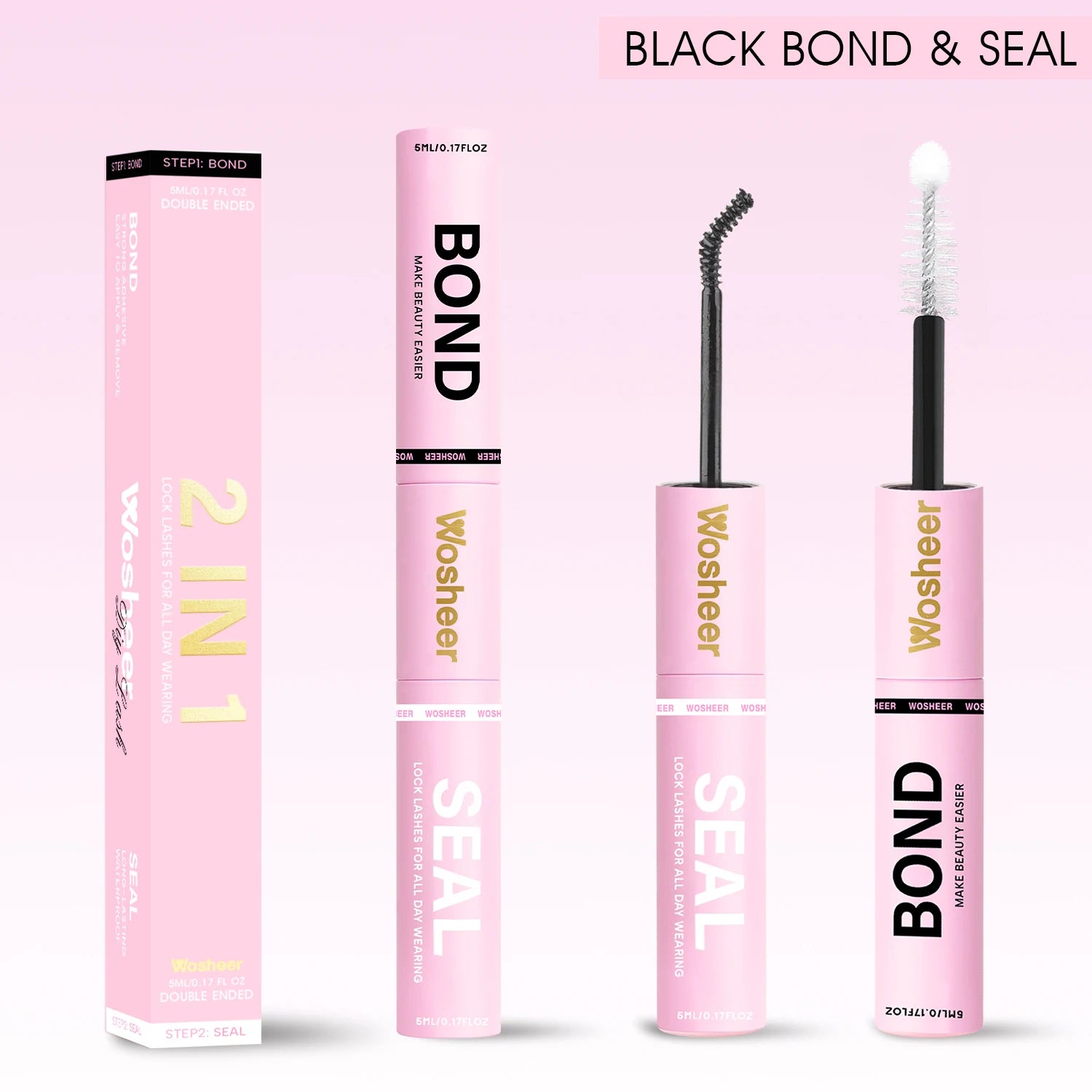 KIT Eyelash Bond and Seal 10ml | Glue Remove 5 ml | Tweezer