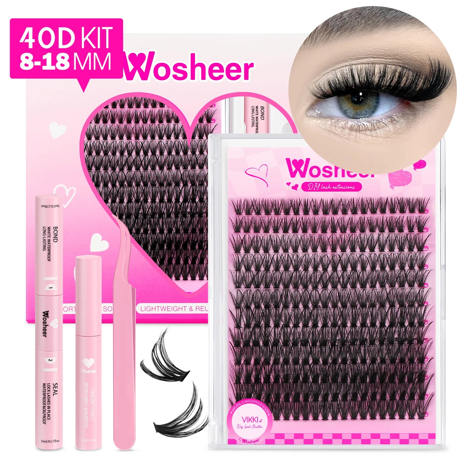 Brown Lash Style – with Waterproof DIY Kit