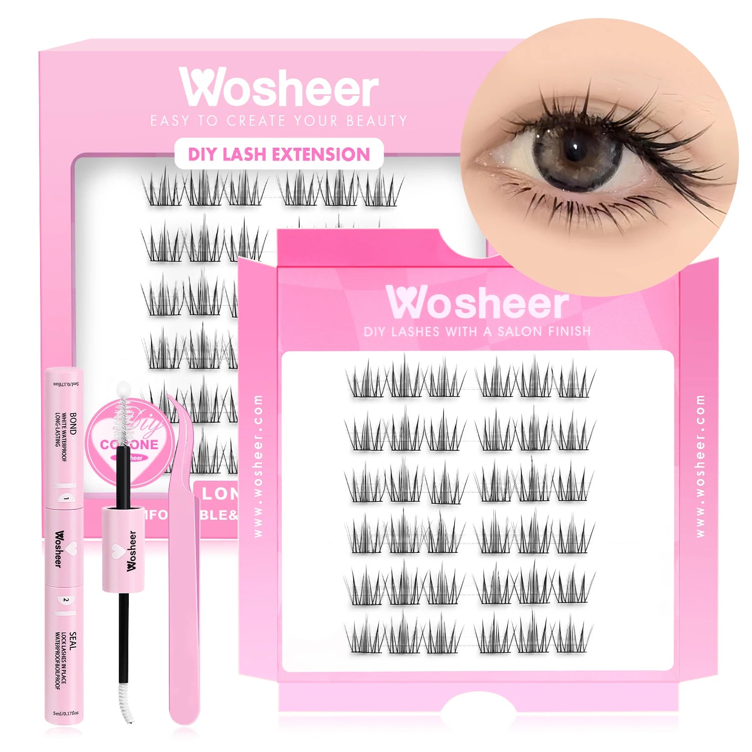 Natural Lash Style – with Waterproof DIY Kit