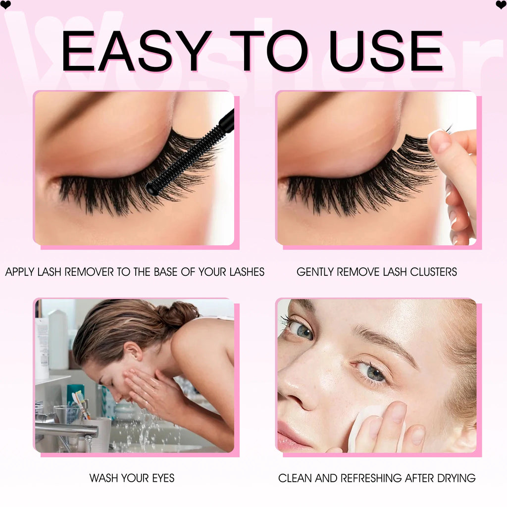 KIT Eyelash Bond and Seal 10ml | Glue Remove 5 ml | Tweezer