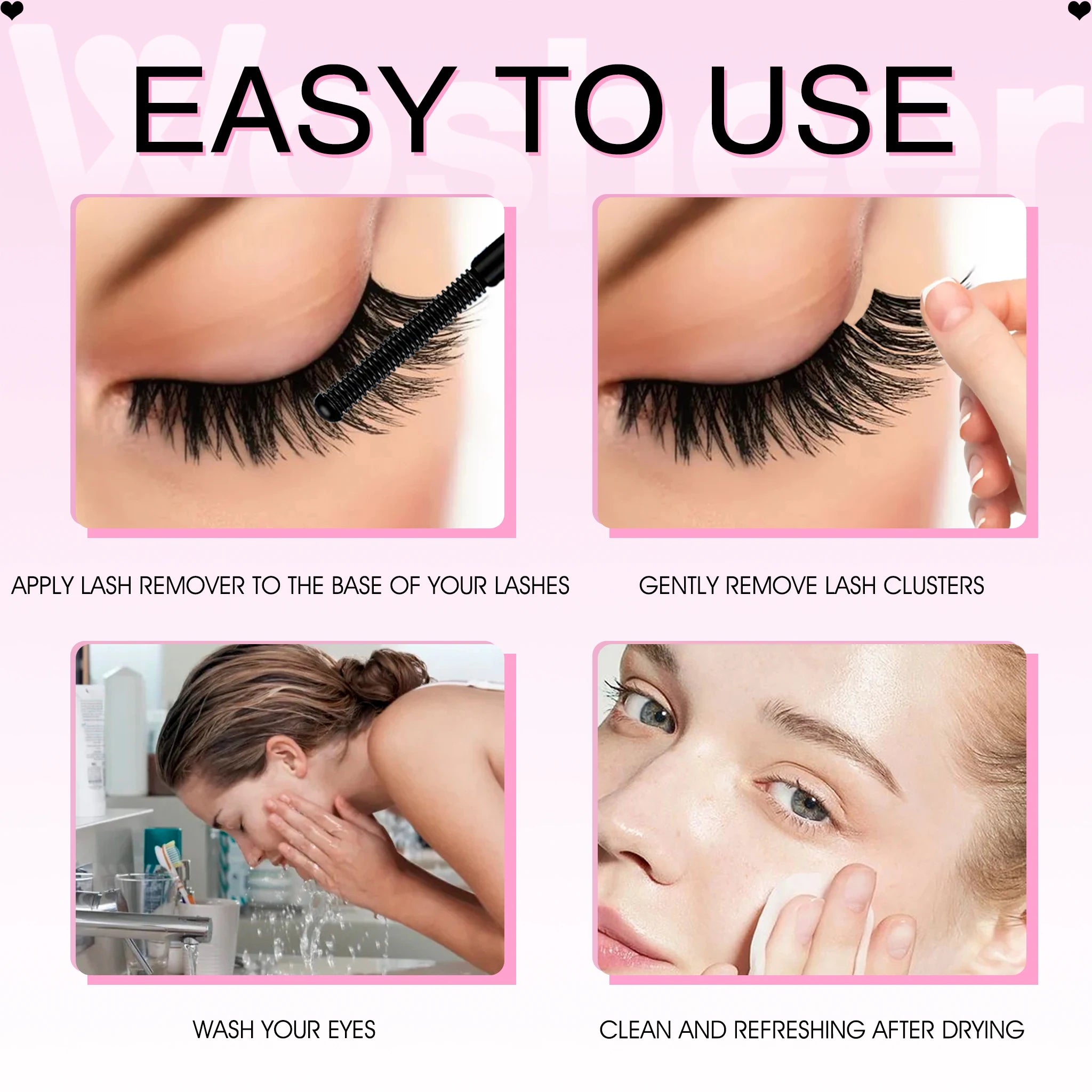 KIT Eyelash Bond and Seal 10ml | Glue Remove 5 ml | Tweezer